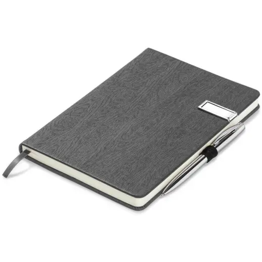 Oakridge A5 Hard Cover Closed With Pen
